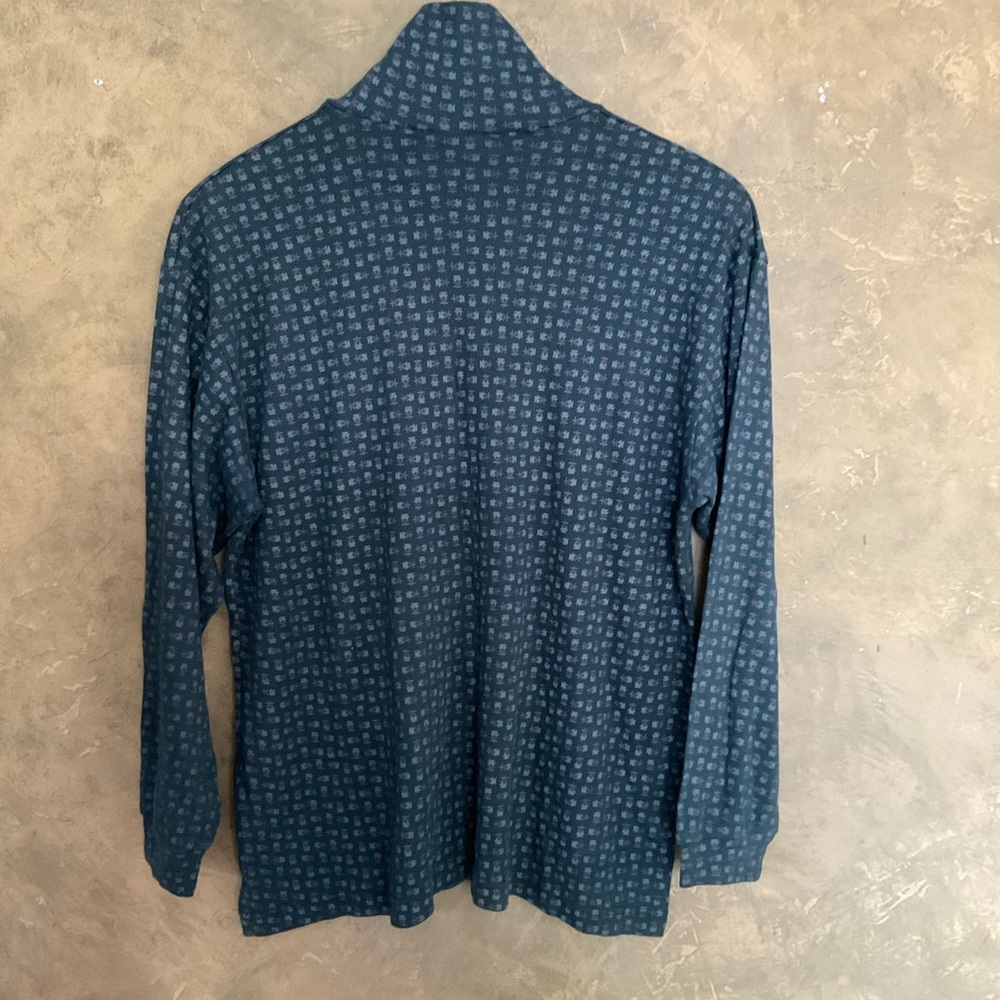 Vintage Northern Reflections | 90s Geometric Turtleneck | L - Picture 4 of 5